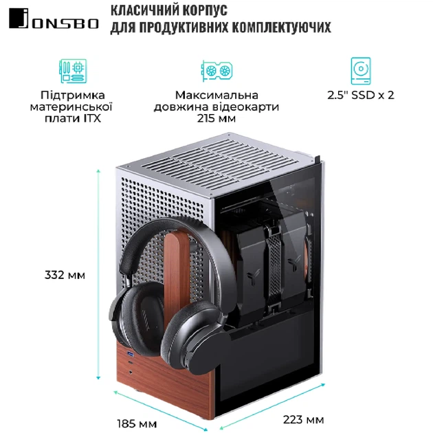 Корпус Jonsbo T6 Black - изображение 8