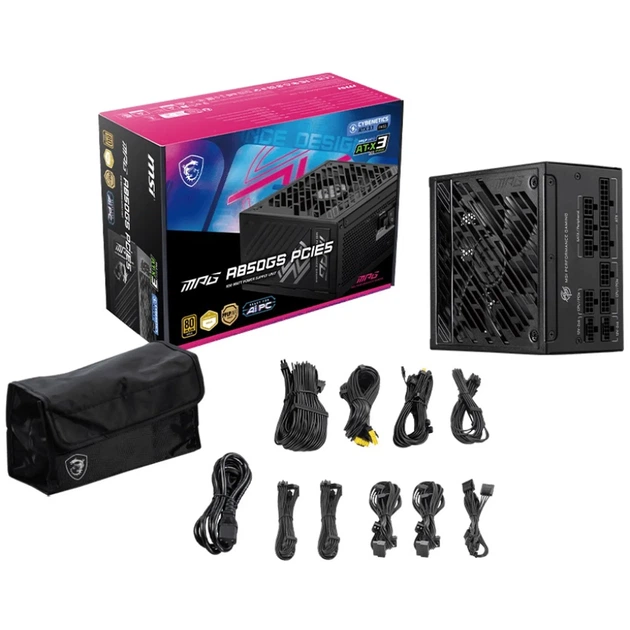 Блок питания MSI MPG A850GS PCIE5 850W 80+ Gold - изображение 5