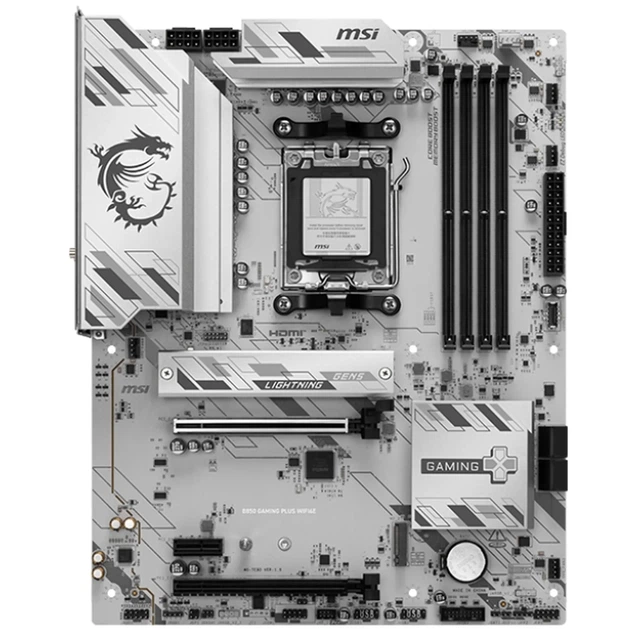 Материнська плата MSI B850 GAMING PLUS WIFI6E (sAM5, AMD B850, DDR5, ATX) - зображення 2