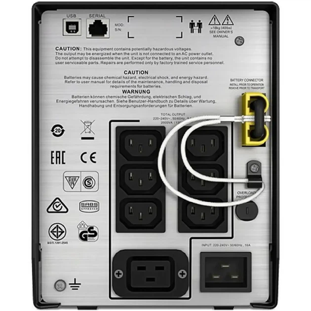 ДБЖ (UPS) APC Smart-UPS C 2000VA LCD (SMC2000I) - зображення 2