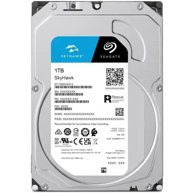 Жесткий диск Seagate SkyHawk HDD 1TB (ST1000VX013) - изображение 4