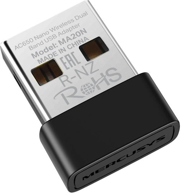 Сетевая карта Wi-Fi Mercusys (MA20N) - Фото 2 Сетевая карта Wi-Fi Mercusys (MA20N) - изображение 2