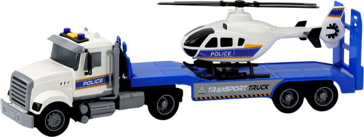 Набір поліцейських автомобілів LEAN Toys Urban Freight Series Transport Truck 23126 (5905991069140) - зображення 2