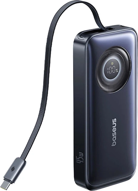 Powerbank Baseus EnerCore CR11 10000 mAh 45W Black (E0027G01) - obraz 3