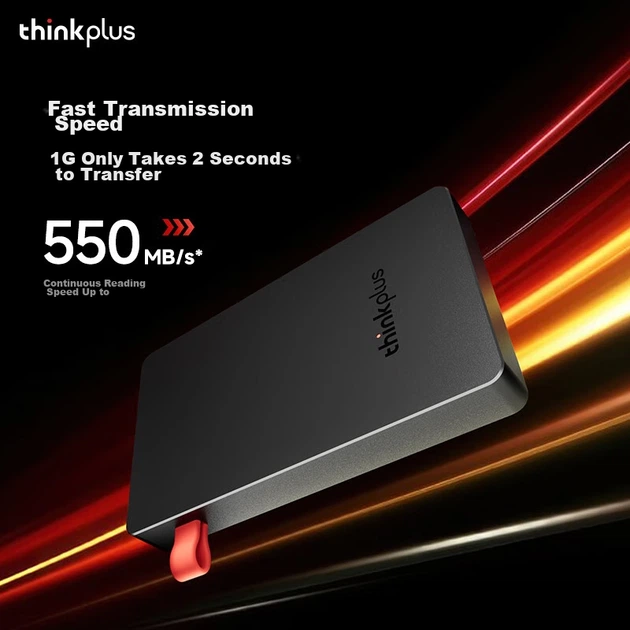 SSD диск Lenovo ThinkPlus TSU302 512GB Type-C USB 3.2 Gen 1 (TSU302-512G) - изображение 8