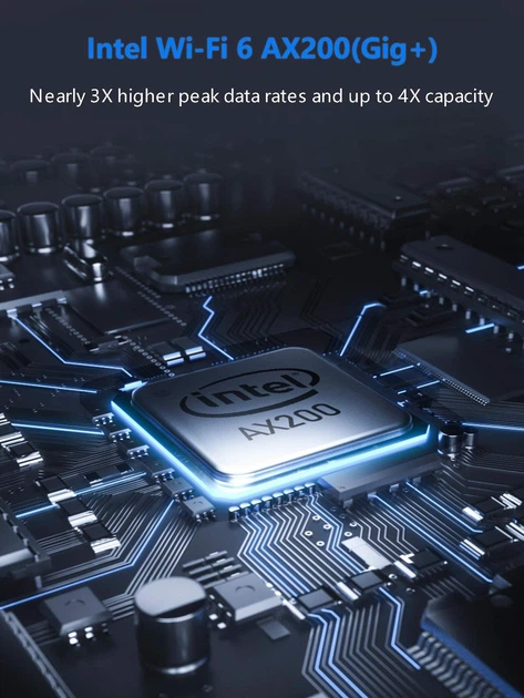 Wi-Fi карта 3000 Мбит/с Bluetooth 5.2, чип Intel WiFi 6 AX200, 5G/2.4G PCIe Bluetooth WiFi 6 для ПК Windows 11/10 (64-бит) - Фото 6 Wi-Fi карта 3000 Мбит/с Bluetooth 5.2, чип Intel WiFi 6 AX200, 5G/2.4G PCIe Bluetooth WiFi 6 для ПК Windows 11/10 (64-бит) - изображение 6
