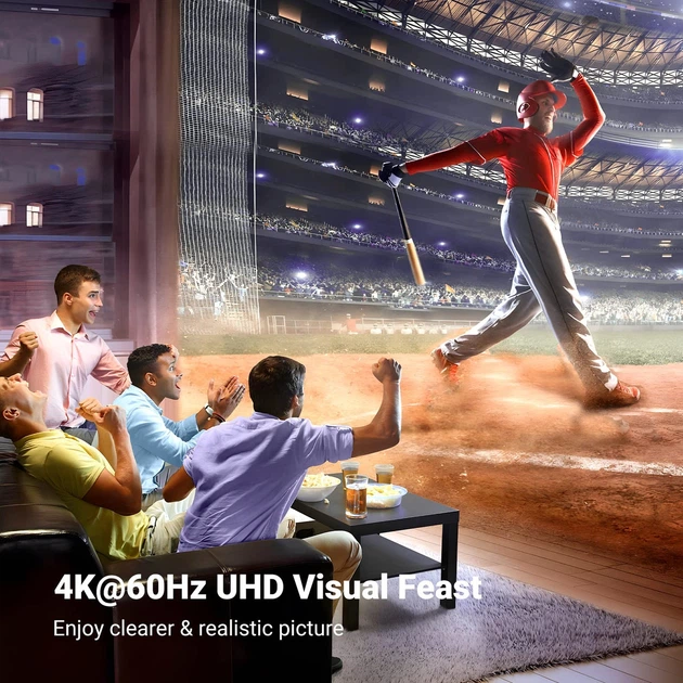 HDMI-перемикач UGREEN 4K@60Hz, двоспрямований HDMI-розгалужувач 2 в 1, підтримка UHD 3D HDR - Фото 4 HDMI-перемикач UGREEN 4K@60Hz, двоспрямований HDMI-розгалужувач 2 в 1, підтримка UHD 3D HDR - зображення 4