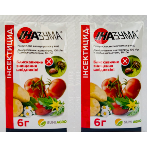 Инсектицид Иназума 130 WG 6 г SUMI AGRO против колорадского жука и других вредителей - изображение 3