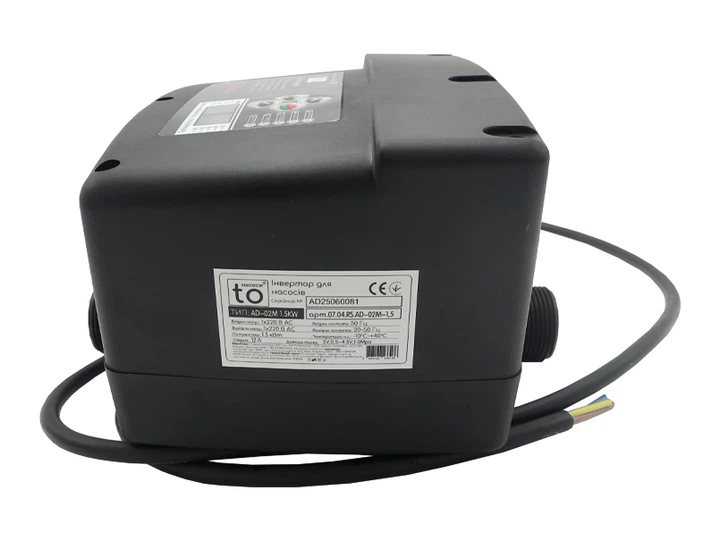 Частотний перетворювач для насоса toНасоси 1.5 кВт IP54 07.04.RS.AD-02M-1,5 - зображення 4