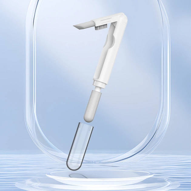 Багатофункціональний інструмент для чищення HOCO UT1 Multifunctional cleaning tool for digital devices White (6942007674591) - изображение 7