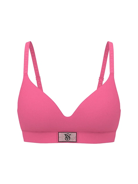 Бюстгальтер Victoria's Secret Shine Patch Lightly Lined Wireless Bra 32А Рожевий (27178872D) - Фото 3 Бюстгальтер Victoria's Secret Shine Patch Lightly Lined Wireless Bra 32А Рожевий (27178872D) - изображение 3