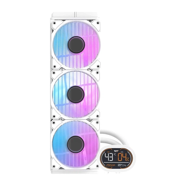 Водяное охлаждение Darkflash DH360D 120mm White (DH360D) - изображение 3