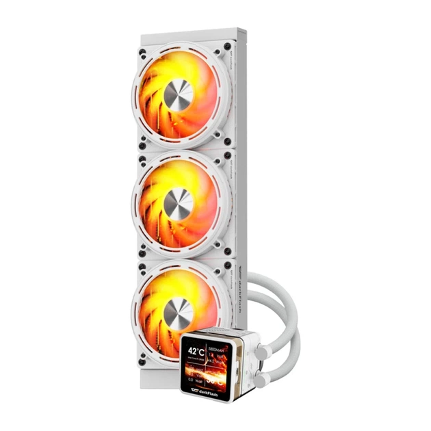 Водяное охлаждение CPU Darkflash DE360 120mm White - Фото 2 Водяное охлаждение CPU Darkflash DE360 120mm White - изображение 2