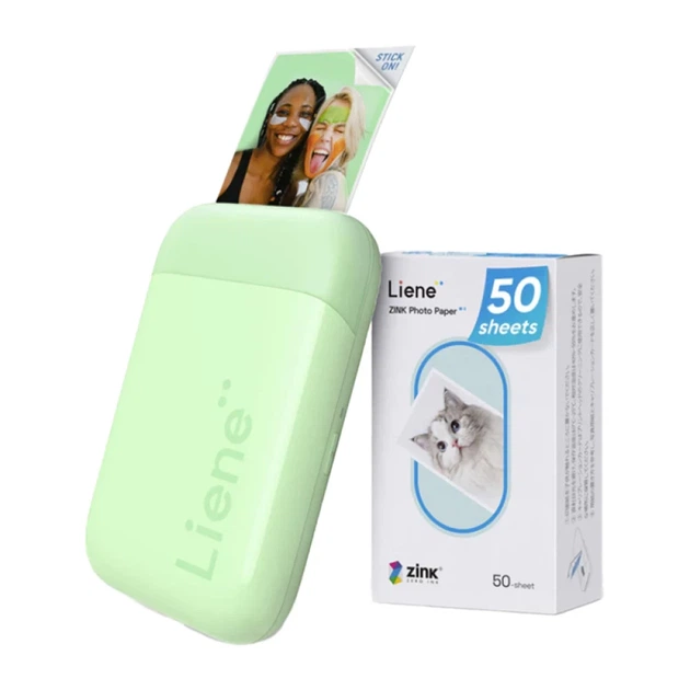 Портативный фотопринтер Liene Pearl 2x3" Green - изображение 6