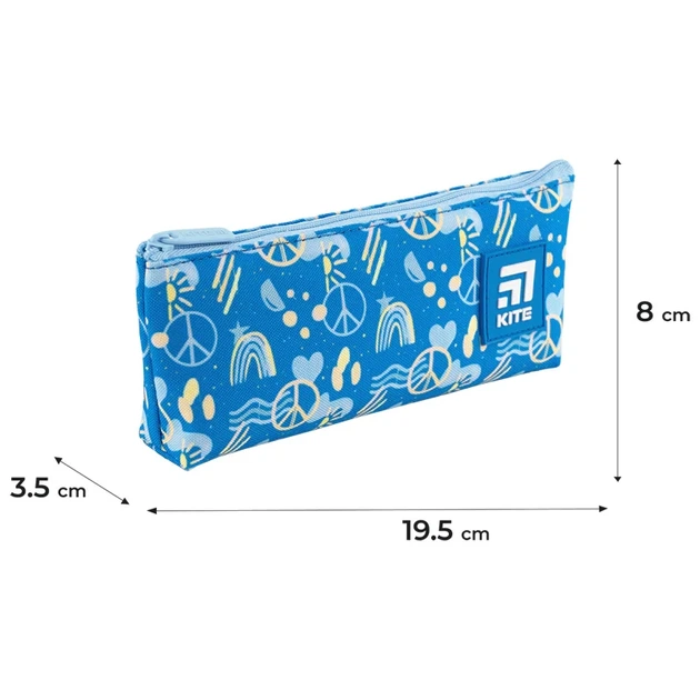Пенал Kite BE Ukraine K24-680-1, 1 відділення, для дівчинки - зображення 2