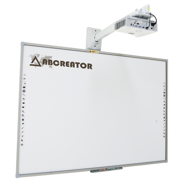 Інтерактивна дошка ABCreator ID-82 та мультимедійний проєктор Optoma W309ST - Фото 1 Інтерактивна дошка ABCreator ID-82 та мультимедійний проєктор Optoma W309ST - изображение 1
