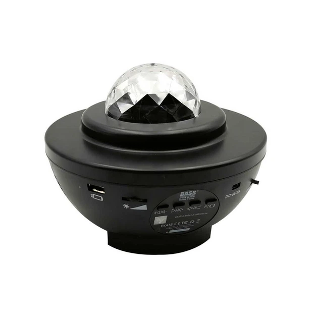 Звёздный проектор Bass Polska BH 59311 с Bluetooth-динамиком 162х162х130 мм черный - изображение 2