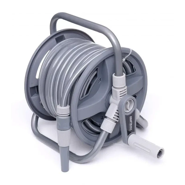 Катушка для садового шланга Kraft&Dele KD2079 20 м + 2 м 1/2" (KD2079) - Фото 1 Катушка для садового шланга Kraft&Dele KD2079 20 м + 2 м 1/2" (KD2079) - изображение 1