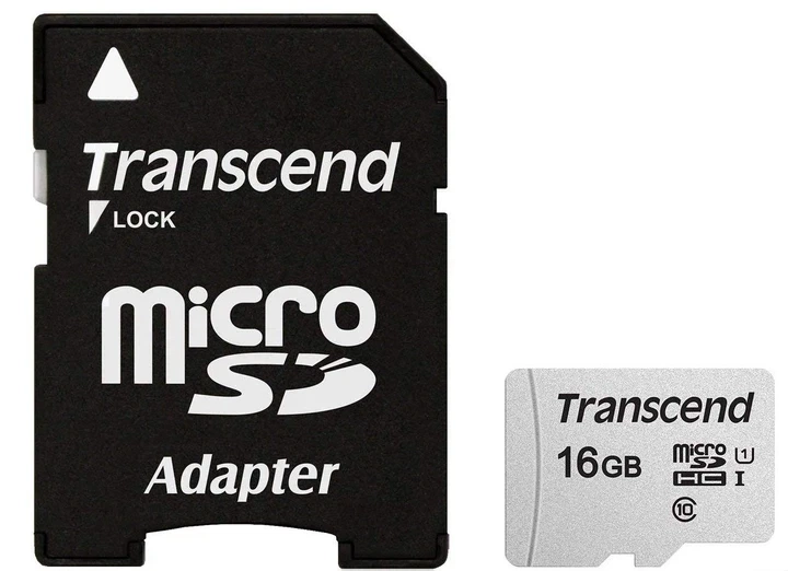Карта пам'яті Transcend microSD 16GB C10 UHS-I R95/W10MB/s + SD - Фото 1 Карта пам'яті Transcend microSD 16GB C10 UHS-I R95/W10MB/s + SD - изображение 1