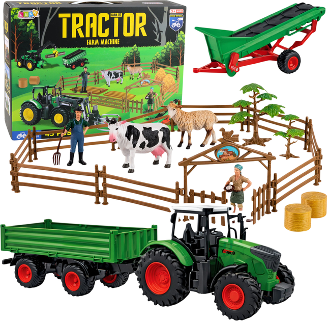 Ігровий набір Lean Toys Tractor Farm Machine 45 ел. 28949 (5905991089292) - зображення 2