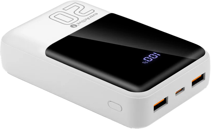 Powerbank everActive EB-22Q 20000 mAh White (5903205775627) - obraz 2