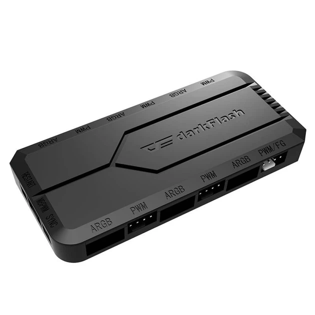 Контролер вентиляторів Darkflash RC2 ARGB/PWM Black (6926170086948) - зображення 2