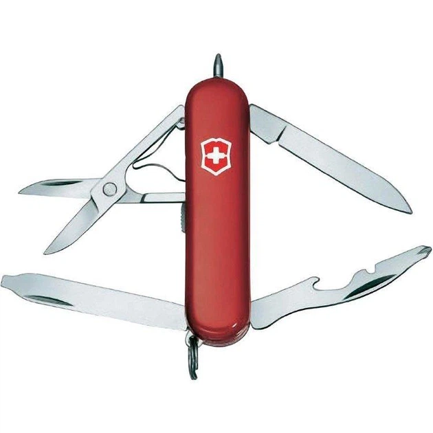 Швейцарський ніж Victorinox Midnite Manager 58 мм 10 функцій Червоний (0.6366) - зображення 3