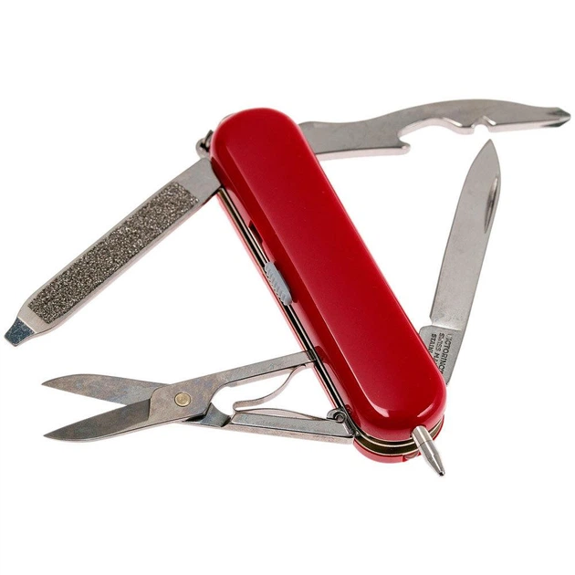 Швейцарський ніж Victorinox Midnite Manager 58 мм 10 функцій Червоний (0.6366) - зображення 6