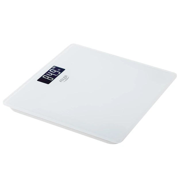 Ваги підлогові Adler AD 8194 white — USB-C, на акумуляторі, 180 кг, точність 100 г - зображення 2
