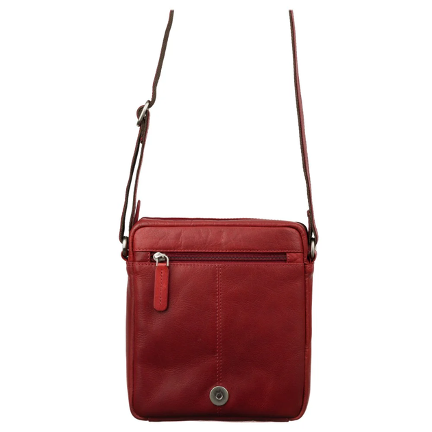 Мужская кожаная сумка красного цвета Visconti S7 Red Bag A5 - Фото 5 Мужская кожаная сумка красного цвета Visconti S7 Red Bag A5 - изображение 5