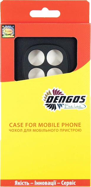 Чехол для смартфона Xiaomi Redmi Note 15 Pro 4G DENGOS Carbon Black + защитное стекло (DG-KM-191) - изображение 6