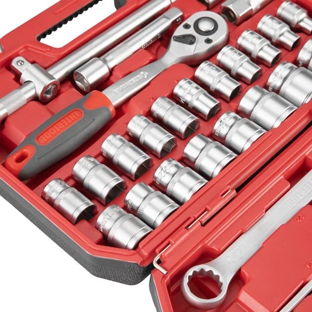 Набір інструментів 1/2" 38од (ET-6038SP) INTERTOOL (ET-9038) - зображення 10