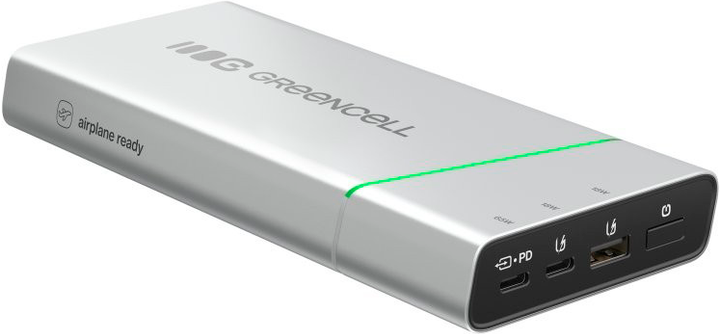 Powerbank Greencell PowerPlay Pro 20800 mAh Grey (PBPLGC20P) - obraz 2