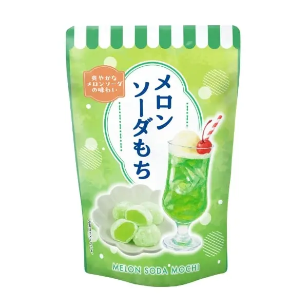 SEIKI Melon Soda Mochi мочи со вкусом содовая с дыней, 130 г - Фото 1 SEIKI Melon Soda Mochi мочи со вкусом содовая с дыней, 130 г - изображение 1