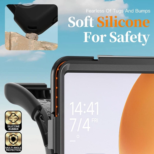 Чехол с ремешком Pirate King Case для Xiaomi Pad 6S Pro / Pad 7S Pro Black - изображение 4