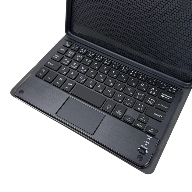 Чохол-клавіатура Smart Cover + Мишка для Lenovo Tab One / Tab K9 Ukr+Ru+En Black - Фото 3 Чохол-клавіатура Smart Cover + Мишка для Lenovo Tab One / Tab K9 Ukr+Ru+En Black - зображення 3