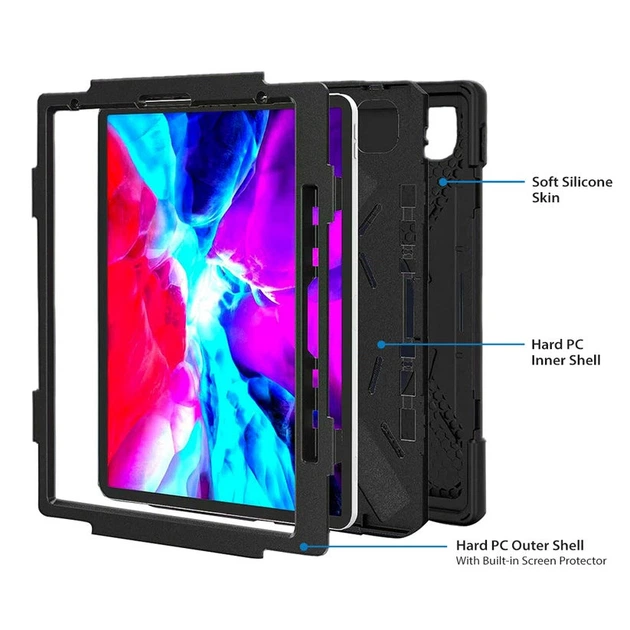 Чехол с ремешком Pirate King Case для Apple iPad Pro 12.9 (2018-2022) Black - изображение 7