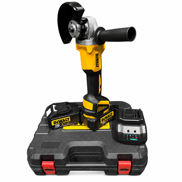 Шліфмашина Dewalt DCG405 Кутова шліфувальна машина 48 V Міні болгарка 125 мм Акумуляторні шліфмашини (Машина кутошліфувальна ручна) - зображення 8