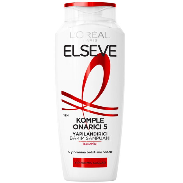 Шампунь Elseve Total Repair 5 для відновлення пошкодженого волосся, 300 мл - Фото 1 Шампунь Elseve Total Repair 5 для відновлення пошкодженого волосся, 300 мл - зображення 1
