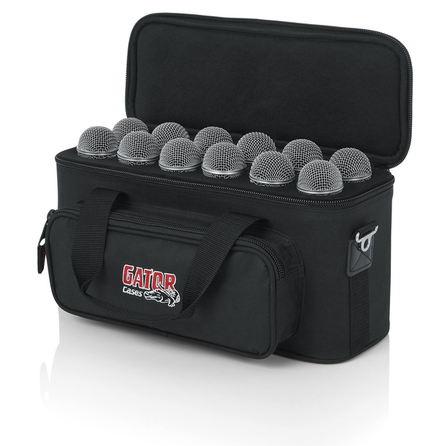 Чохол для мікрофонів Gator GM-12B 12 Microphones Bag - Фото 3 Чохол для мікрофонів Gator GM-12B 12 Microphones Bag - зображення 3
