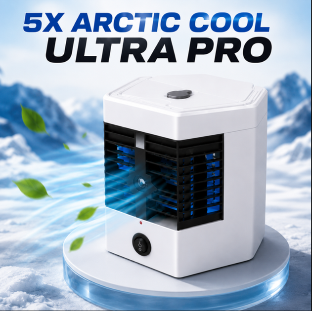 Портативный мини-кондиционер 5X Arctic Cool Ultra Pro - Фото 2 Портативный мини-кондиционер 5X Arctic Cool Ultra Pro - изображение 2