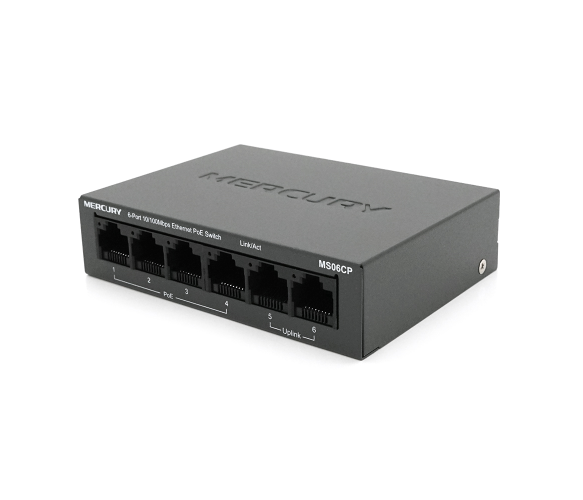 Коммутатор POE Mercury MS06CP с 4 портами - изображение 2