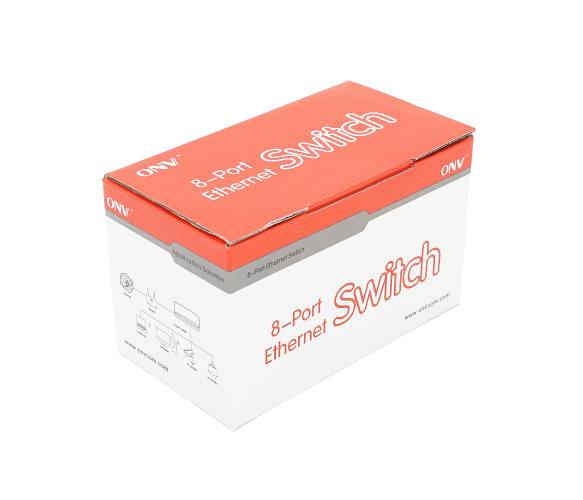 Коммутатор 8ми портовый Gigabit Ethernet ONV-H3008ES - изображение 4