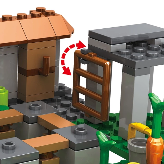 Конструктор Minecraft SJ8808 Битва за сокровища 425 деталей Майнкрафт MineWorld My World - изображение 5