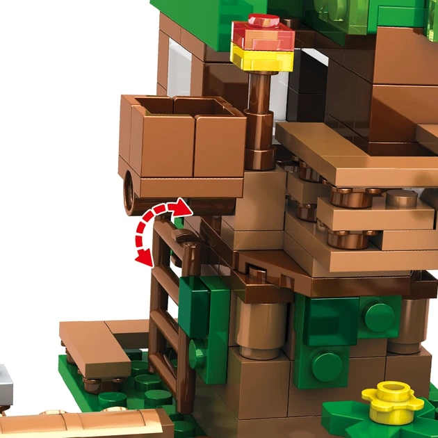 Конструктор Minecraft SJ8808 Битва за сокровища 425 деталей Майнкрафт MineWorld My World - изображение 9