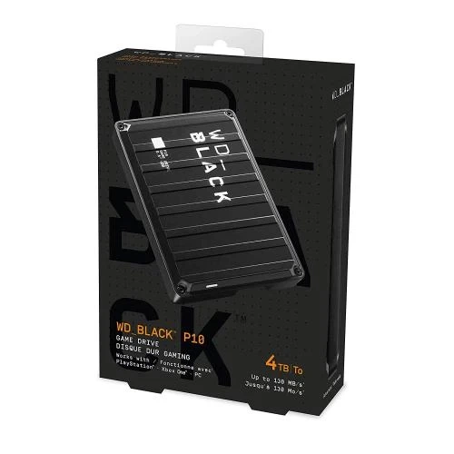Внешний жесткий диск 4Tb Western Digital Black P10 Game, Black (WDBA3A0040BBK-WESN) - изображение 6