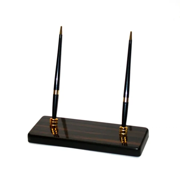 Набор настольный из дерева цвет черное дерево Good Sunrise 8 предметов 8FE-1A - изображение 8