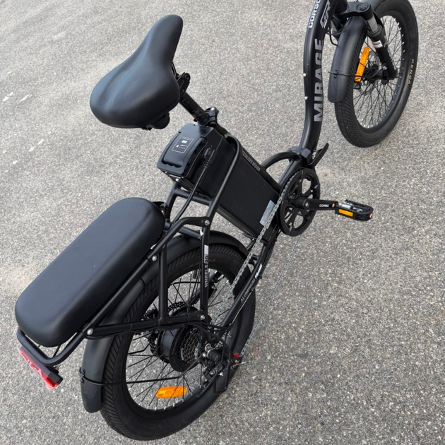 Велосипед складной с Е-комплектом Corso Mirage 20.4" 13-рама" 750w 48v 20ah Черный - Фото 4 Велосипед складной с Е-комплектом Corso Mirage 20.4" 13-рама" 750w 48v 20ah Черный - изображение 4