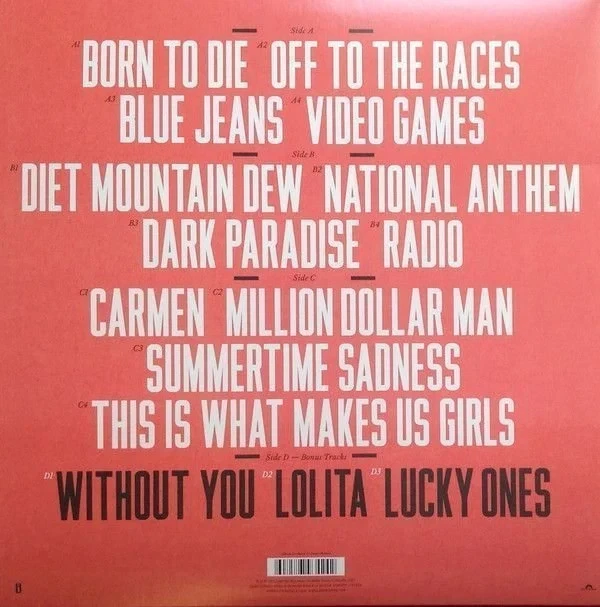 Вінілова платівка Lana Del Rey - Born To Die (2 LP, 180g) - зображення 3