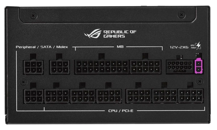 Блок живлення Asus ROG Strix 1000W Platinum ROG Equalizer білий - зображення 7